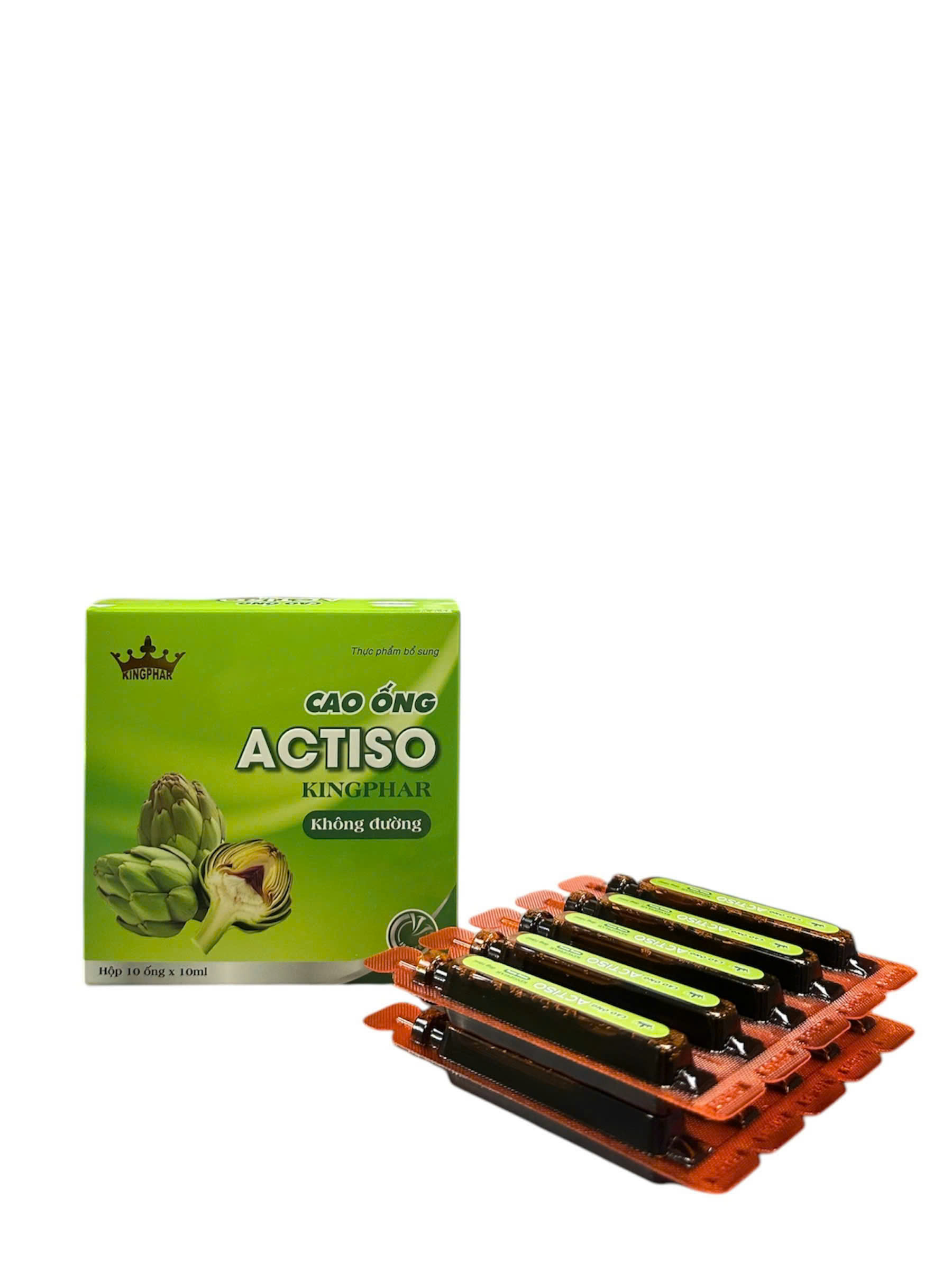 Cao Ống Actiso ( Không Đường ) hộp 10 ông x10 ml