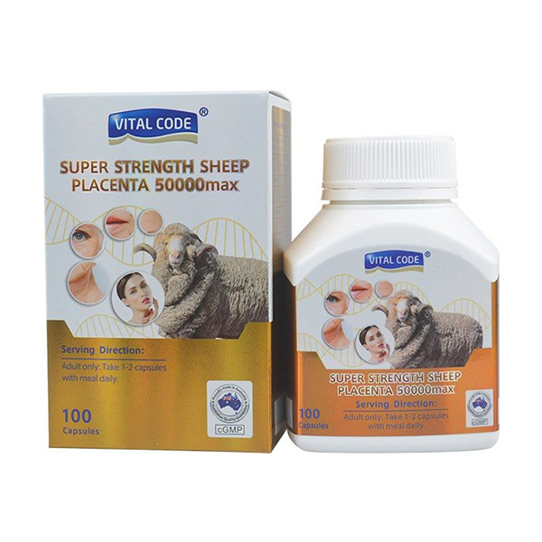 TPBVSK Vital Code Super Strength Sheep Placenta 50000Max