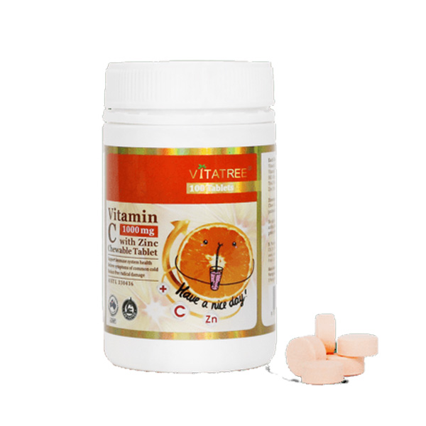 TPBVSK Vitatree Vitamin C 1000mg with Zinc