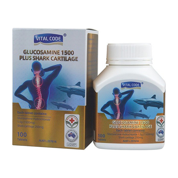 TPBVSK Vital Code Glucosamine 1500 plus Shark Cartilage